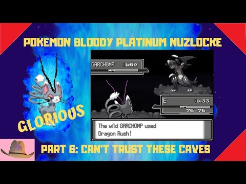 Pokemon Bloody Platinum NUZLOCKE - Part #6 (CAN'T TRUST THESE CAVES)