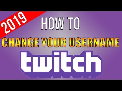 How to change your Username on Twitch