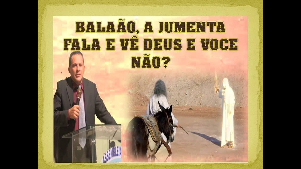 🎬PREGAÇÃO: BALAÃO.A JUMENTA FALA, TEM DISCERNIMENTO E VOCÊ NÃO? Pr Rogerio Menezes