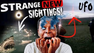 Strange Sightings During 2024 Eclipse!!! New UFO Footage