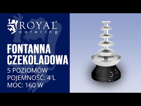 Video - Fontanna czekoladowa - 5 pięter - 4 kg