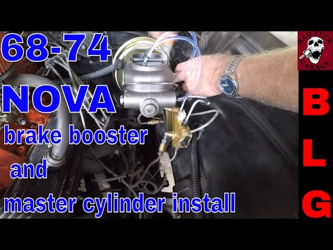 BRAKE BOOSTER AND MASTER CYLINDER INSTALL ON THE DR NOVA BUILD