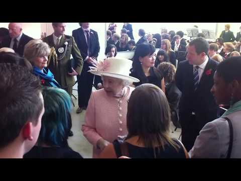 2011 Nov 11th Queen Elizabeth II visits Turner Contemporary in Margate  2