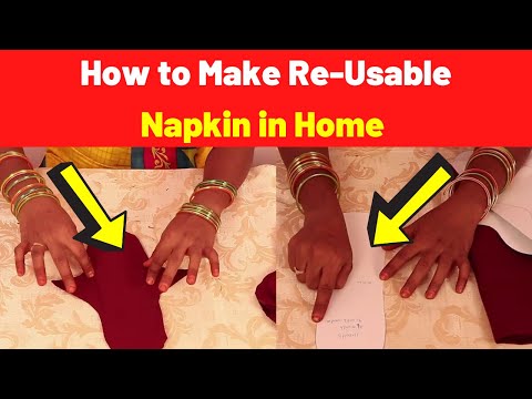 How to Make Re-Usable Napkin in Home | Self Sustainable Life