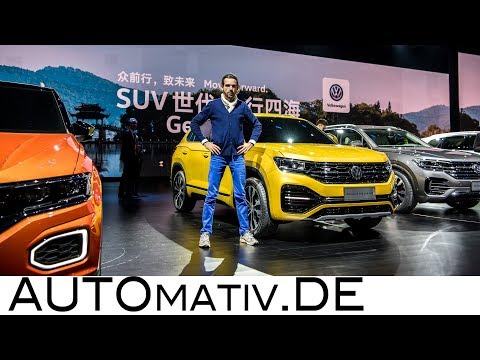 VW Volkswagen Touareg (2018) Premiere in Peking - Show und SUV-Highlights der Weltpremiere