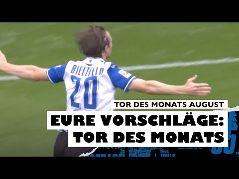 NEU! Das Arminia-Tor des Monats August, die Vorschläge