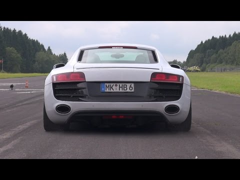 Audi R8 V10 with LOUD Capristo Exhaust System!