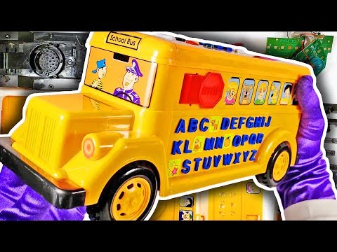 ABCs & 123s Learning School Bus Kids Toy Teardown w/ Nursery Rhymes