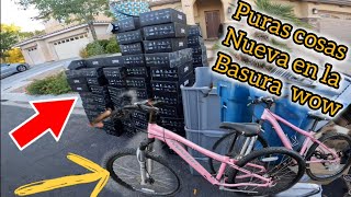 Coisas que milionários jogam fora nos EUA 🇺🇸 Caixas cheias de coisas novas no lixo