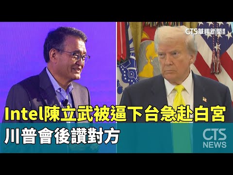 Intel陳立武被逼下台急赴白宮　川普會後讚對方