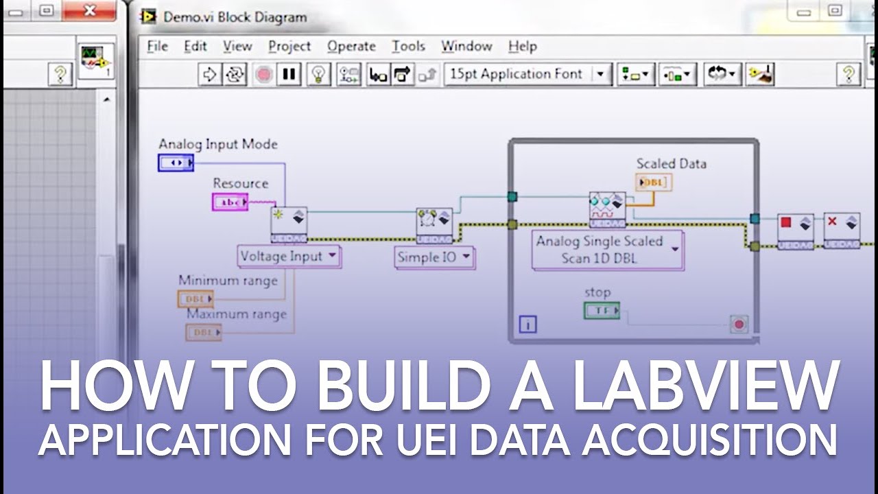 How to Build a LabVIEW Application for UEI Data Acquisition