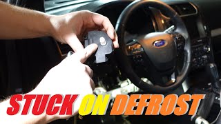 2016 Ford Explorer | Mode Door Actuator R&R | HVAC Stuck on Defrost
