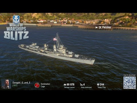 World of Warships Blitz: Fletcher