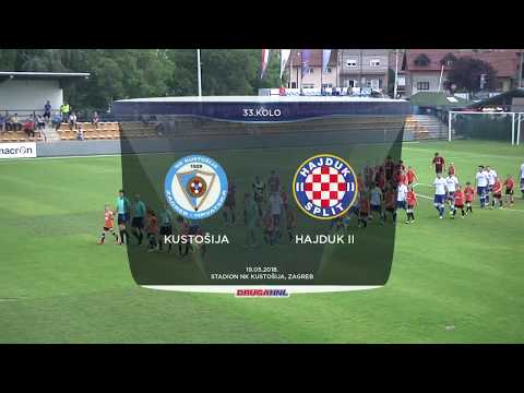 SAŽETAK: KUSTOŠIJA vs HAJDUK II 2:0 (33. kolo, Druga HNL 17/18)