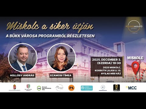 A "Bükk Városa Programról" részletesen Hollósy Andrással