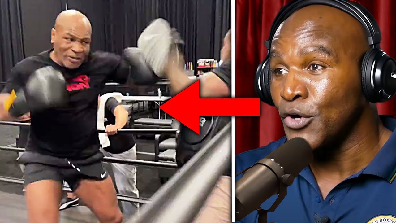 "I'M SCARED FOR JAKE!" Evander Holyfield REACTS To Mike Tyson's New TRAINING Footage