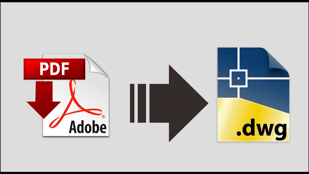 Cara mengkonversi atau mengimpor file PDF ke file DWG menggunakan AutoCAD.