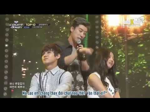 [Vietsub] San E & Raina - A Midsummer Night's Sweetness @140619 MCountdown {Playgirlz Team @360kpop}