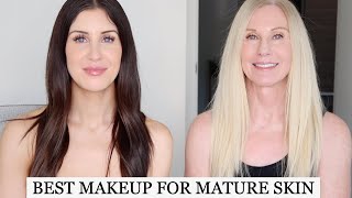 ✨THIS IS THE BEST MAKEUP FOR MATURE SKIN✨my Mom&#39;s favorites!✨Over 60 Beauty✨