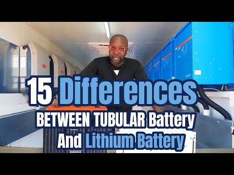 15 Differences between Lithium battery and Tubular Battery.