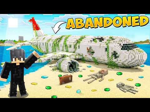 I Found Abandoned Airplane in Minecraft!