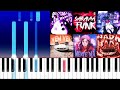 6 PHONK SONGS ON PIANO Part 6 Piano Tutorial