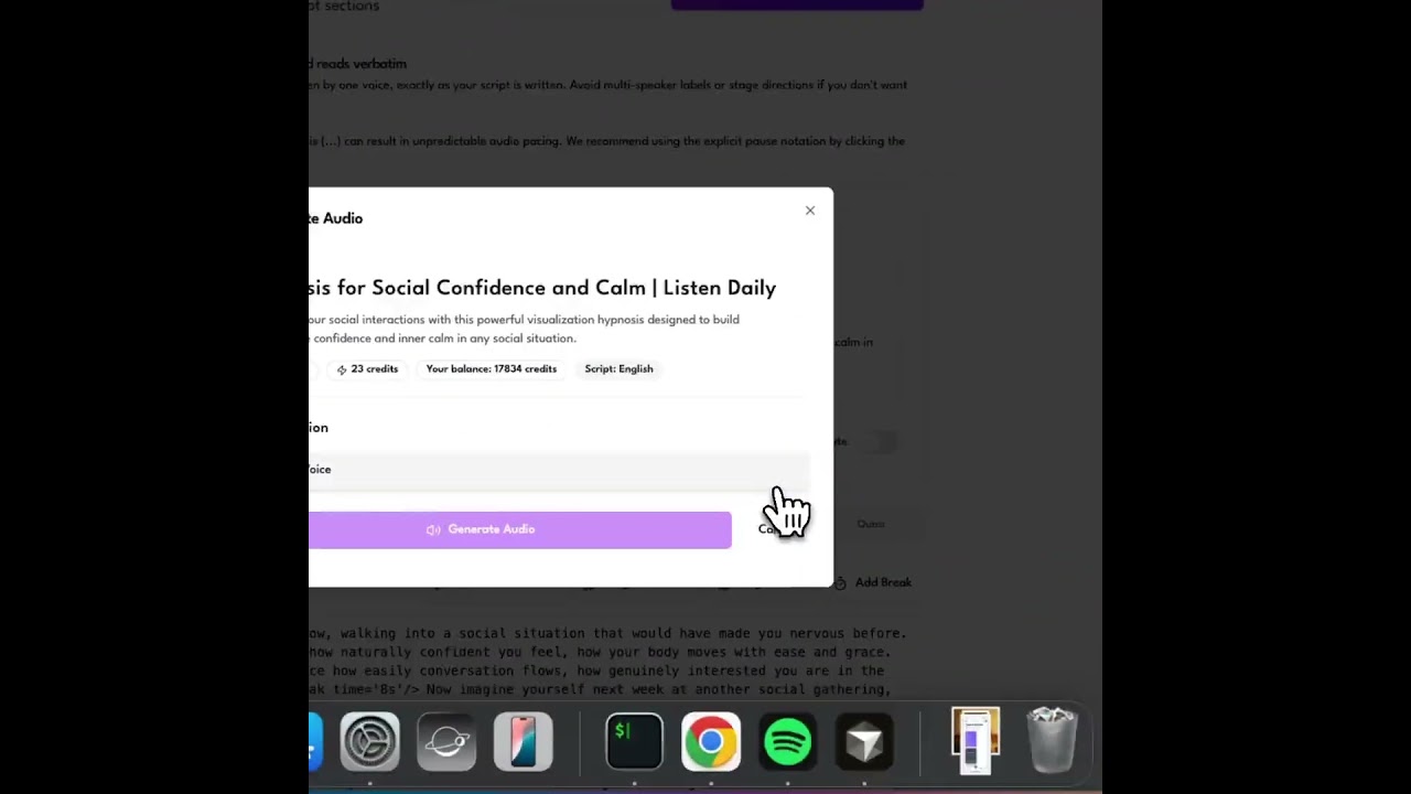 How to Generate Audio from Your Script