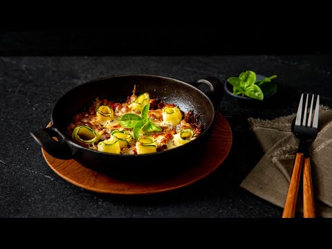 Zucchini & Beef Skillet With Tomato Sauce