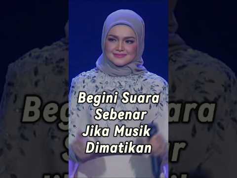 Begini Suara Sebenar Tanpa Musik Siti Nurhaliza #akustudio #sitinurhaliza