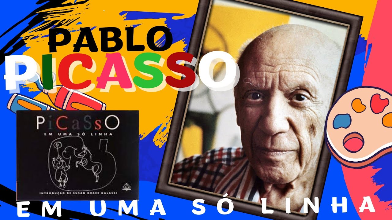 Pablo Picasso em uma só linha