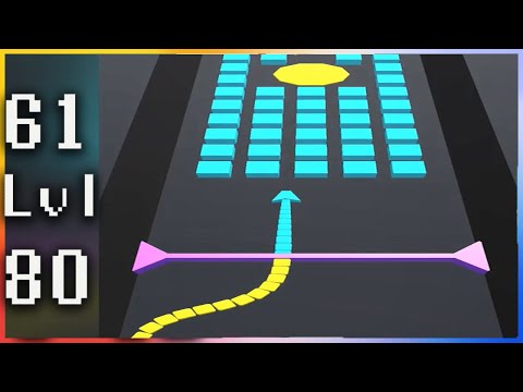 Color Snake 3D - Gameplay Walkthrough - Levels 61-80