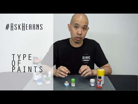 Type of Modeling paints | Acrylics Enamels Lacquers | #Askhearns