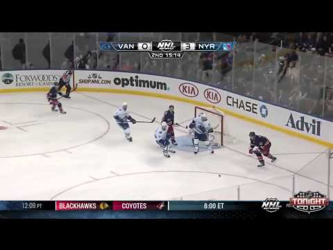 Canucks @ Rangers Highlights 11/30/13