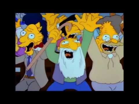 The Simpsons - Monorail Town Hall Meeting & Song