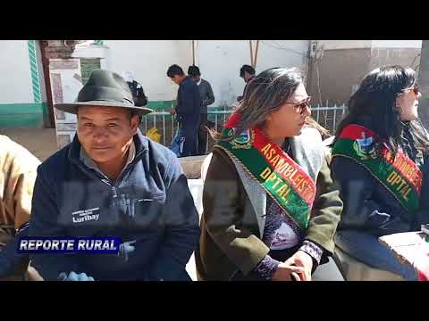 Luribay, la asamblea departamental de La Paz realiza una sesión para continuar el camino asfaltado.