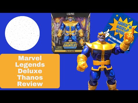 Hasbro Marvel Legends Deluxe Thanos 2021 King Thanos Action Figure Review Mad Titan Comic Version