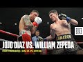 STATEMENT VICTORY | JoJo Diaz Jr. vs. William Zepeda Fight Highlights