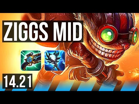 ZIGGS vs AZIR (MID) | 6/0/3, Dominating | EUW Diamond | 14.21