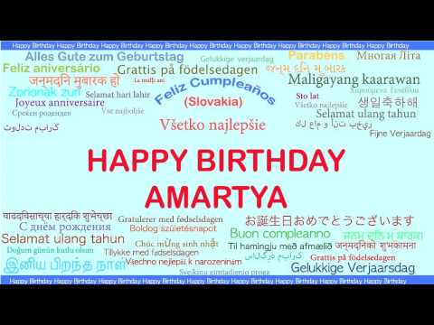 Amartya   Languages Idiomas - Happy Birthday