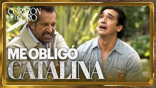 ¡Gabino confiesa el crimen de Catalina! | Corazón de Oro 4/4 | Capítulo 75