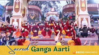 Sacred Aarti on the Holy Banks of Mother Ganga in Rishikesh, 1 February 2022