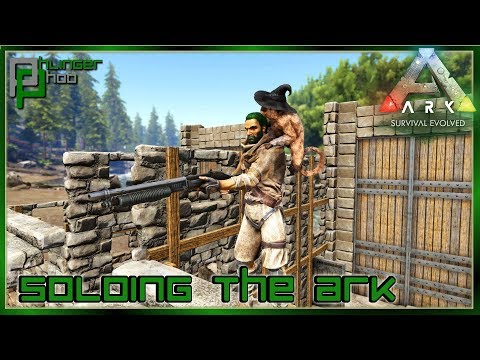 MOBILE FLOATING TAMING PEN - DOUBLE MEGATHERIUM TAME Soloing the Ark S5E33