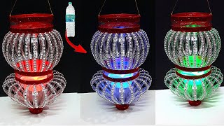 Lantern/Tealight Holder made from waste Plastic Bottle | Best out of waste home decoration ideas