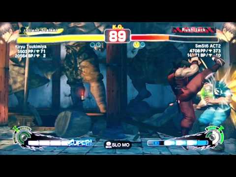 SSF4 AE:2012 Kiryu Tsukimiya (Guy) vs SmSt6 ACT2 (Guy)