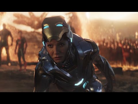 Pepper Potts (Rescue Suit) - All Fight Scenes | Iron Man