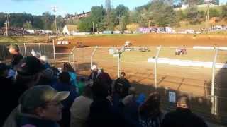 preview picture of video 'World of Outlaws Hot Laps at Placerville, 2014'