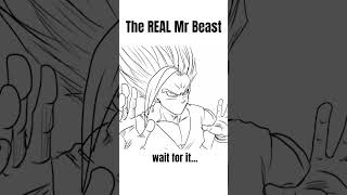 MrBeast in Dragon Ball Z #goku #vegeta #dbz #dbs #anime #dragonball