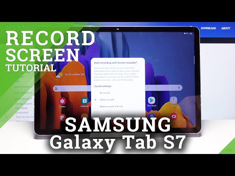How to Use Screen Recorder in SAMSUNG Galaxy Tab S7 – Find Screen Recorder