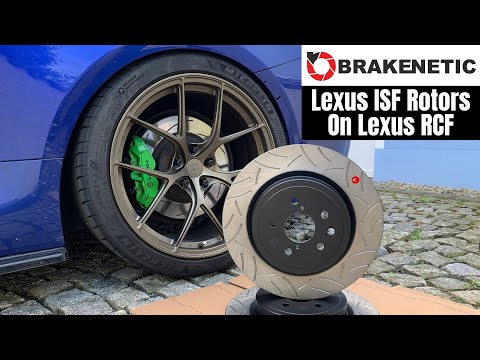 Installing Brakenetic GT Lexus ISF Rear Rotors On A Lexus RCF