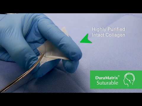 Collagen Matrix - Dural Repair DuraMatrix® Suturable - Product Demo